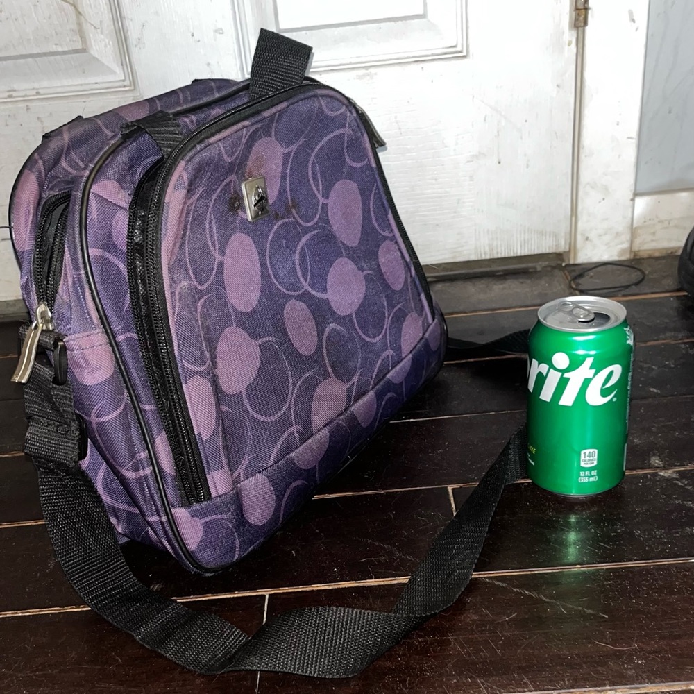 Airport Travel Handheld Purple Bag